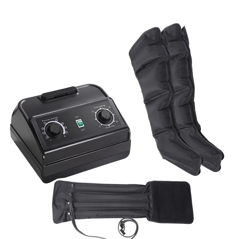 Four-Chamber Intelligent Air Wave Massager Pressure Therapy Instrument Leg Muscle Massage Recovery Lymphatic Detoxifier